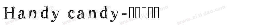 Handy candy字体转换